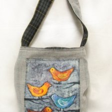 torba-obraz- niebieski ptak