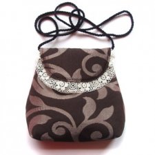 torebka mini  - czekoladowy wzornik - 