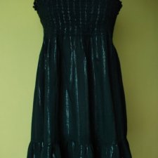 *Posrebrzana zieleń- sukienka/tunika