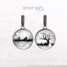 Star Girl classic - kolczyki silver