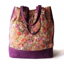 torba - flowers in violet -