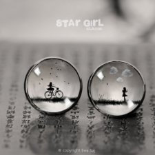Star Girl Classic, Rower/Obłoki, kolczyki wkręty