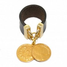Leather Ring with Royal Coins