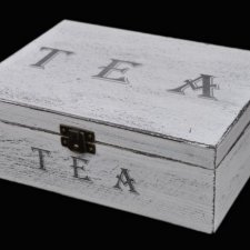 Herbaciarka - pudełko na herbatę w stylu Shabby