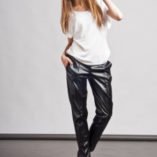 Leather pants with crease / sd 103
