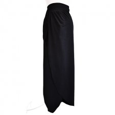 Jersey Draped Skirt Black