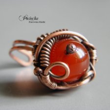 Red - pierścionek z karneolem