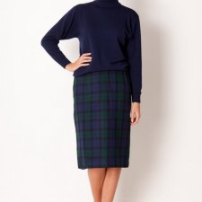 Simple checked skirt