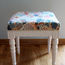 Taboret, krzesełko Vintage-Pastel-Patch.