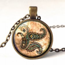 Orientalne nerkowce - medalion z łańcuszkiem - Egginegg