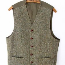 Harris Tweed wool waistcoat