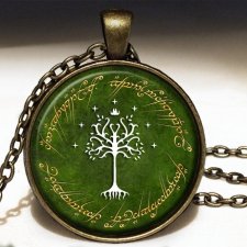 Drzewo Gondoru - duży medalion z łańcuszkiem - Egginegg