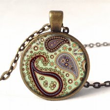 Orientalne nerkowce - medalion z łańcuszkiem - Egginegg
