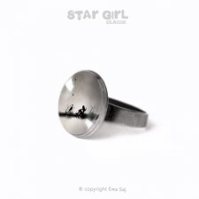 Star Girl Classic Bocian , romantyczny pierścionek