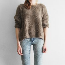 Włochaty sweterek S-XL