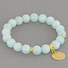 Mint jade with coin.