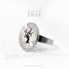 Romantic tree - pierścionek simple