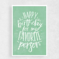 Kartka urodzinowa| A5 |Happy birthday For My ...