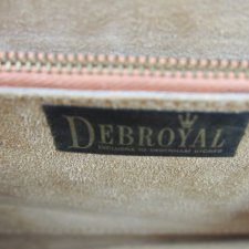 DEBROYAL exclusive torebka lusterko grzebień lata 50-te