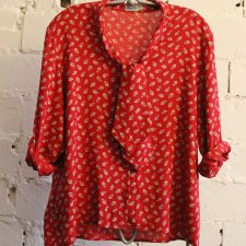 Czerwona koszula firmy Pippa Dee rozmiar 42/XL
