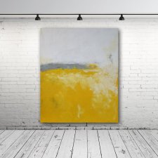 Obraz olejny - Żółty VII