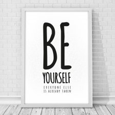 PLAKAT A3 Be yourself