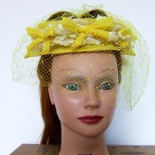 Open crown vintage hat