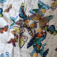 Spódnica plus size rajskie motyle