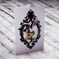 Wielkanocna Karteczka z Panią Zającową