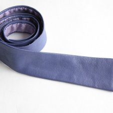 Luksusowy skórzany krawat