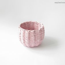 Mały różowy koszyk - 5 szt - zamówienie