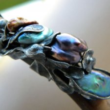barwne perły - bransoleta
