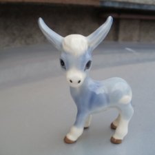 szeiler blue  donkey  kolekcjonerska porcelanowa figurka