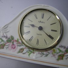 Aynsley Wild Tudor porcelanowy zegar