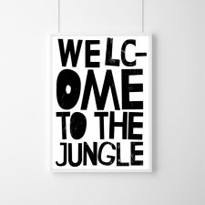 PLAKAT - WELCOME TO THE JUNGLE - A3