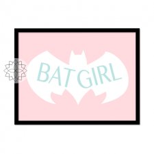 Plakat "BAT GIRL" A3
