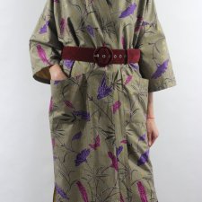 Kimono z kieszeniami i paskiem