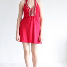 czerwona Sukienka vintage