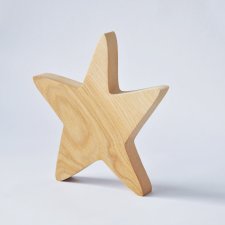 Drewniana gwiazdka wys. 25cm