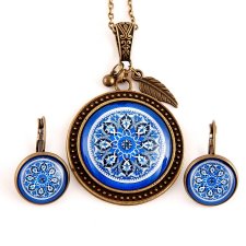 Komplet biżuterii w stylu orientalnym