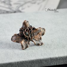 Ivy ring - duży pierścionek z labradorytem