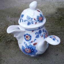 Estee Lauder porcelain  1979 man face kolekcjonerski użytkowy dzbanuszek na herbatę
