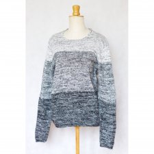 gradientowy melanżowy sweter