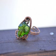 Erendel - pierścionek z liściem bluszczu