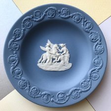 WEDGWOOD ❀ڿڰۣ❀ Jasper ware ❀ڿڰۣ❀ porcelana biskwitowa ❀ڿڰۣ❀ talerzyk