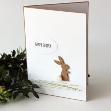 Happy Easter - prosta kartka wielkanocna