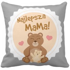 Poduszka dekoracyjna na prezent Kochana Mama dzień Matki Mamy 6780