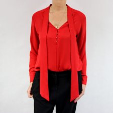 Bluzka czerwona marki Zara