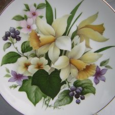 Country Scene  -  porcelanowy talerz dekoracyjny i użytkowy
