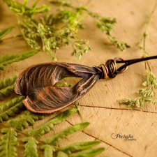 Ash tree seed - naszyjnik z prawdziwym noskami z jesionu
